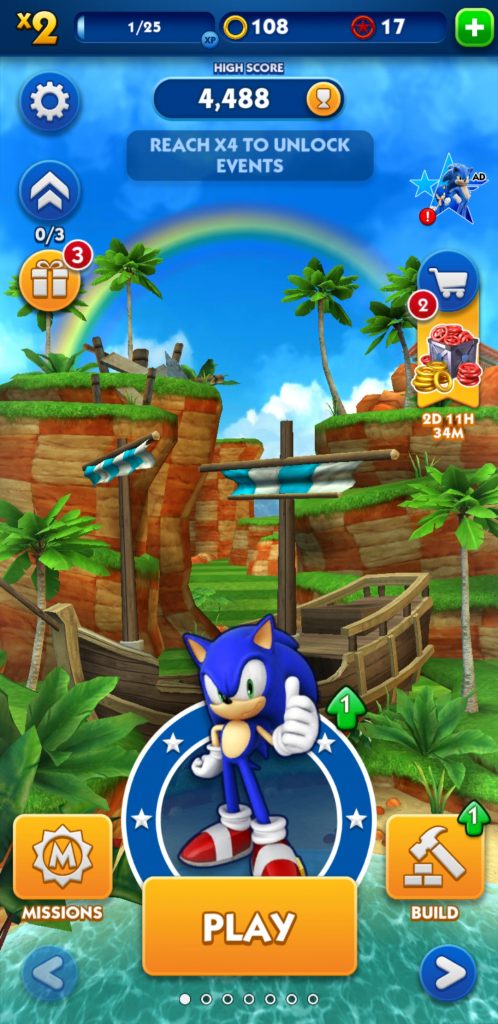 بازی Sonic Dash برای موبایل